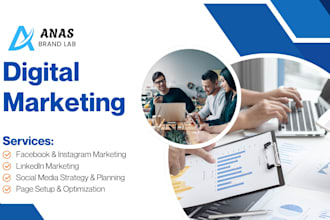 create and professionally setup social media accounts
