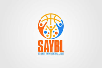 do a modern creative sports basketball team logo design