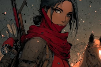 amazing  superhero character for comics