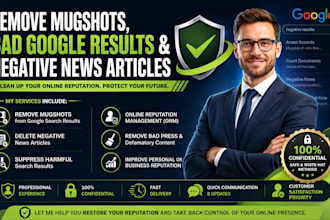 remove mugshots bad google results delete negative news cases articles false URL