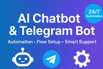 create telegram trade bot and setup a professional group bot telegram automation