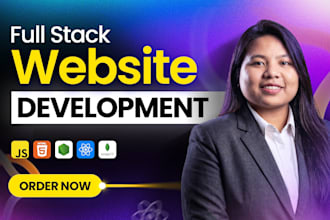 do custom website development, full stack web developer, front end developer
