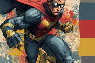 creat superhero character for comics for you