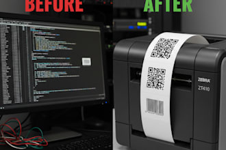 design professional zebra zpl barcode labels and fix zpl printer issues