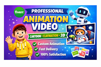 bring your idea to life using 3d claymation and stop motion animation