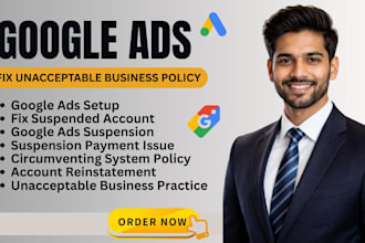 fix suspended google ads account fix suspension submit appeal to unsuspend