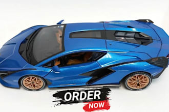 do 3d car model, 3d design ,3d printing, 3d car printing and vehicle modeling