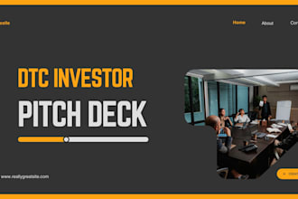 design dtc fundraising pitch deck luxury brand deck dtc investor pitch deck