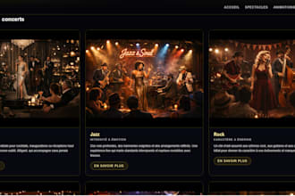 create a modern responsive website for your business