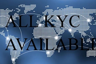 do kyc service, UK kyc ,USA kyc ,europe kyc for any website, apps, crypto wallet