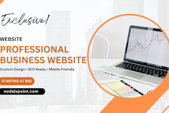 design a conversion optimized responsive business website