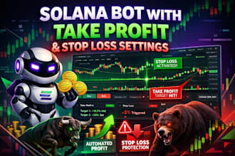 build you a solana trading bot with dashboard