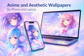 provide anime and aesthetic wallpapers for phone and laptop