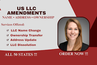 do llc name change, llc ownership transfer, llc address change, llc dissolution