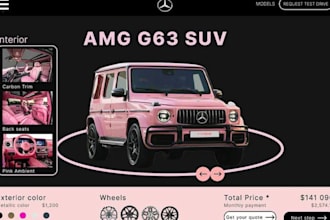build 3d product car configurator for your website using threejs webgl