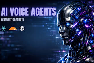 build an ai voice agent or  integrate smart chatbot into a website