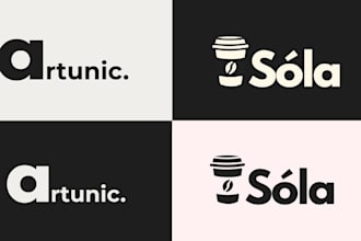 create a timeless, high contrast logo for your premium brand