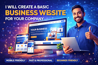 create a basic professional business website