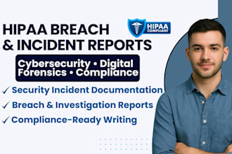 write hipaa breach, cybersecurity incidents reports