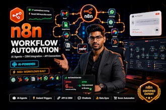 develop n8n workflows, n8n automation, ai automation, n8n ai agents