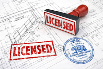 prepare stair modification structual drawing with pe stamp torrance ca