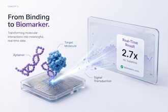 design biotech investor pitch decks and scientific medical presentation