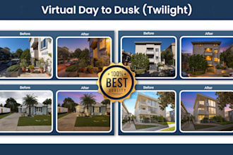 convert day to dusk virtual twilight for real estate