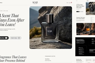 design luxury perfume shopify store cologne store fragrance website perfume