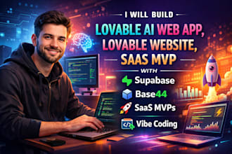 build lovable ai web app lovable website saas mvp with supabase base44 vibe kimi