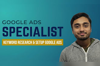 do keyword research and google ads campaign setup