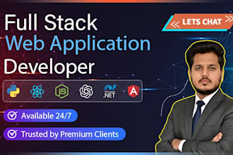 be your custom full stack ai web application and software developer
