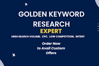 do kgr keyword research, and competitor analysis