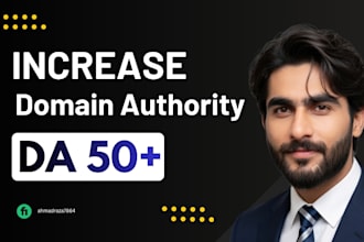 increase moz domain authority da up to 50 plus