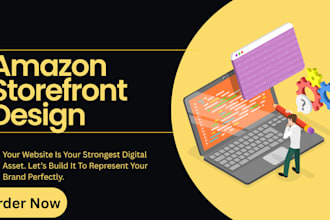 create your amazon brand store or storefront design