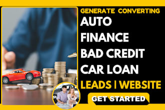 generate auto finance leads, car finance website, bad credit car leads