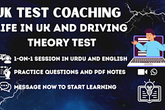 provide coaching for life in the UK and UK theory test