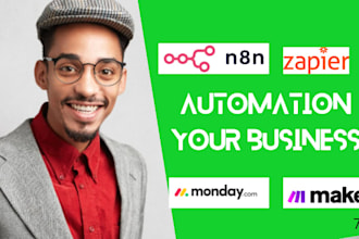 setup gohighlevel zapier made com make com automations crm airtable monday com