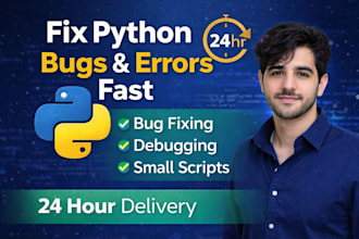 write small python scripts and fix bugs quickly