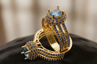 design professional 3d jewelry cad models for manufacturing