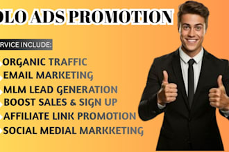 blast solo ads traffic for affiliate marketing and lead