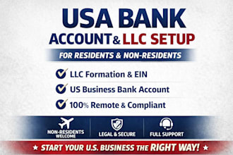 do USA bank creation, mercury, wise and proof of address