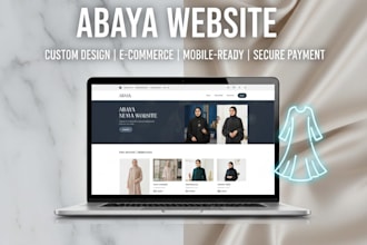 design abaya website shopify clothing store islamic hijab wear collection expert