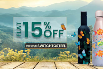 design modern promotional banner ads and promo graphics