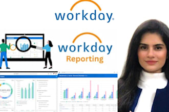 provide a full setup of workday custom reporting