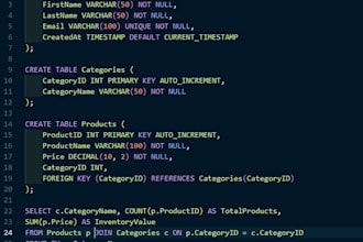 design a professional database schema for your web or mobile app