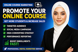 do online course marketing, udemy promotion, digital marketing