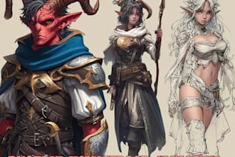 create character sheet for your oc anime, waifu and husbands