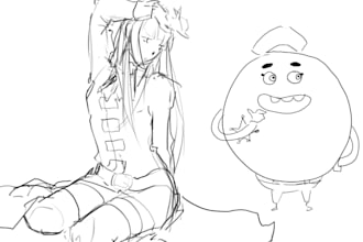 do sketches digital art