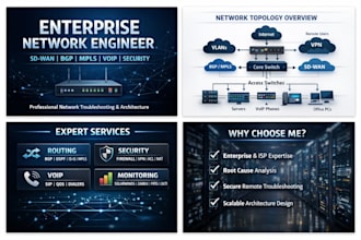 fix, troubleshoot and optimize your network as a professional network engineer
