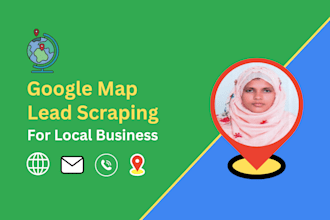do google map data scraping for local business